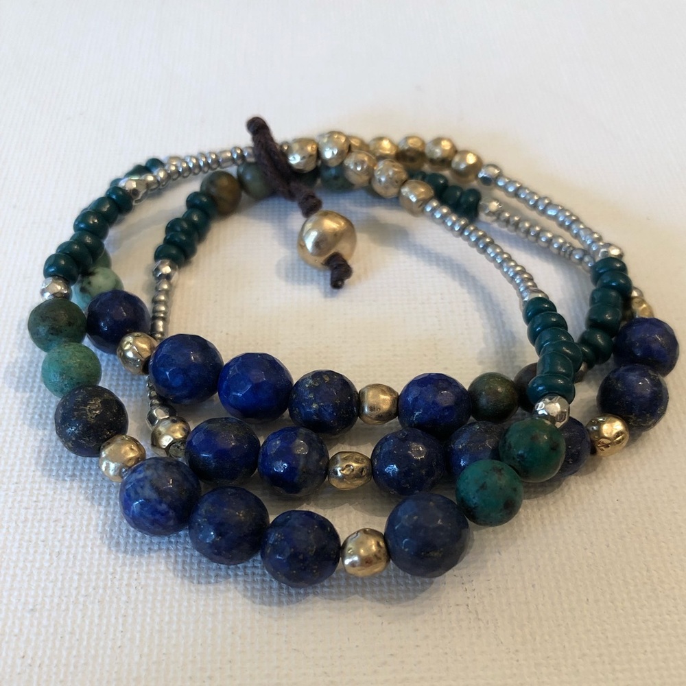 J. Jill Multi-Strand Beaded Stretch Bracelet